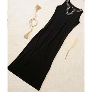 Womens Tiana B. black maxi dress sz 8P EUC